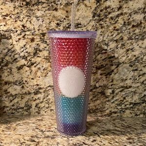 Starbucks ombré rainbow cup new